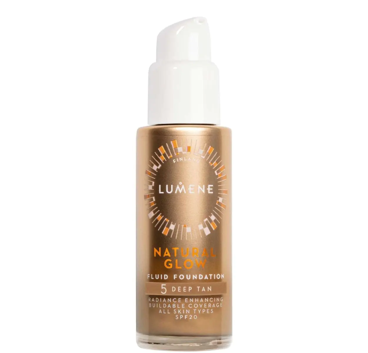 Lumene Podkład rozświetlająco-wygładzający Natural Glow 5 Deep Tan