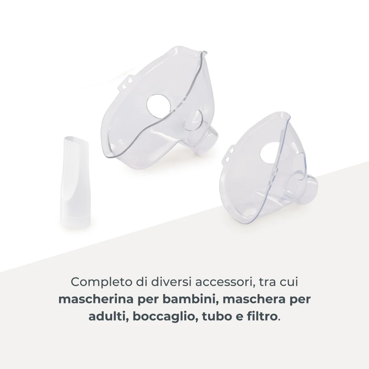 Dispositivo médico terapéutico de aerosol de pistón NUVITA Nuvita