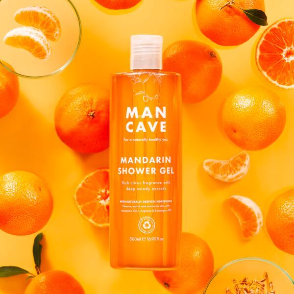ManCave Mandarin Shower Gel  500ml | Mens | Superdrug