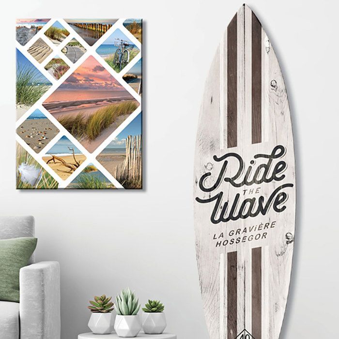 Planche de surf décorative surf hossegor
