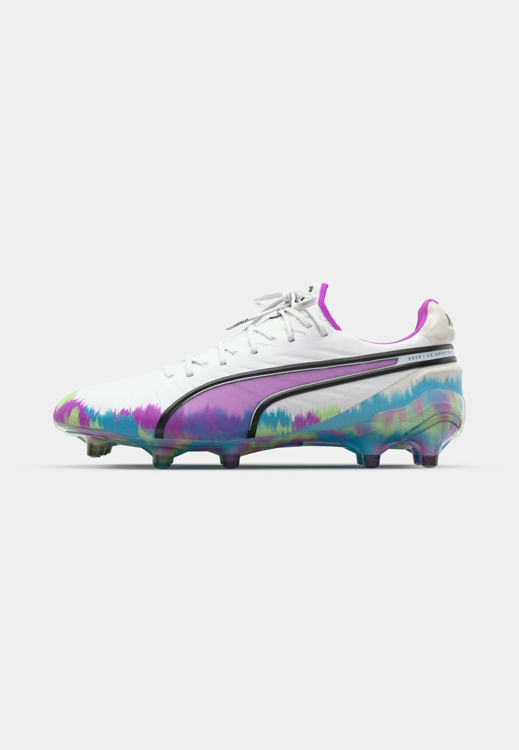 Puma KING ULTIMATE BRILLIANCE FG/AG - Kopačky na pevný povrch - white/clyde royal/pure magenta/fizzy apple