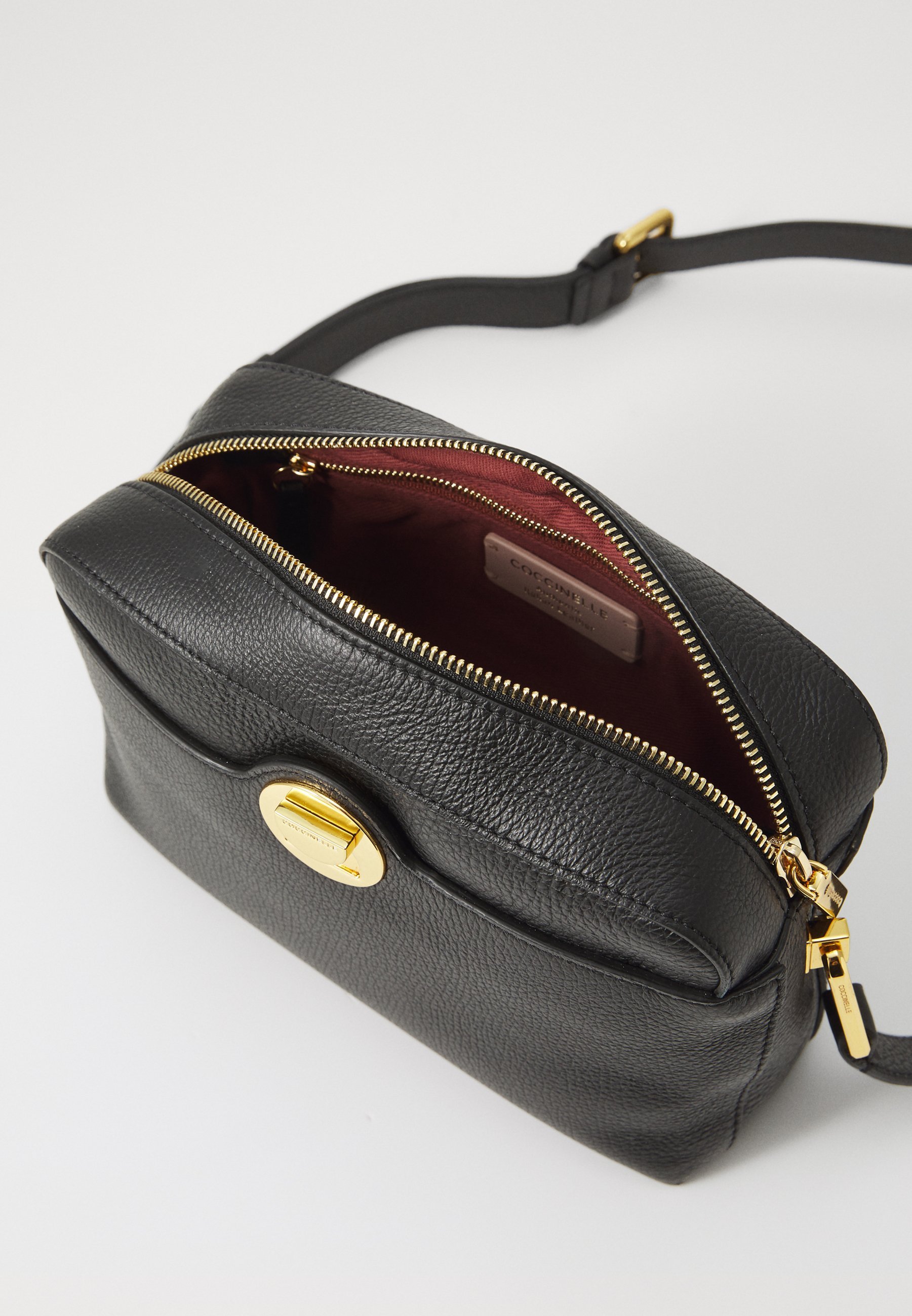 Coccinelle LIYA - Torebka typu cross body - czarny/czarny