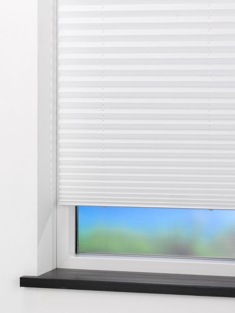 SALTHOLM Plise zavesa SALTHOLM 80x130cm Bela