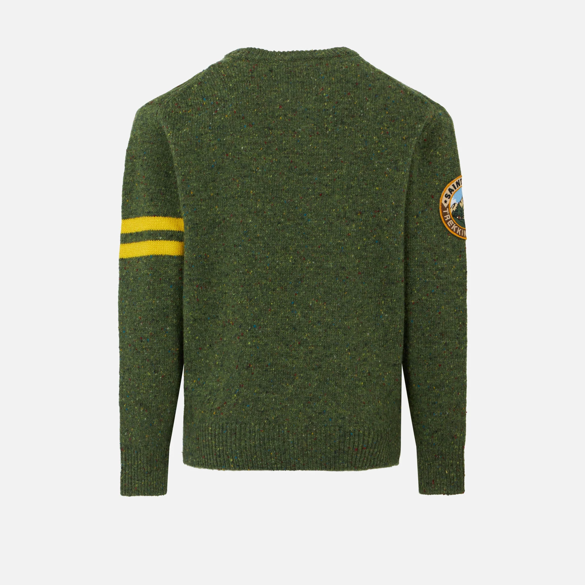 Donegal trui met ronde hals voor jongens en Snoopy jacquardprint | SNO