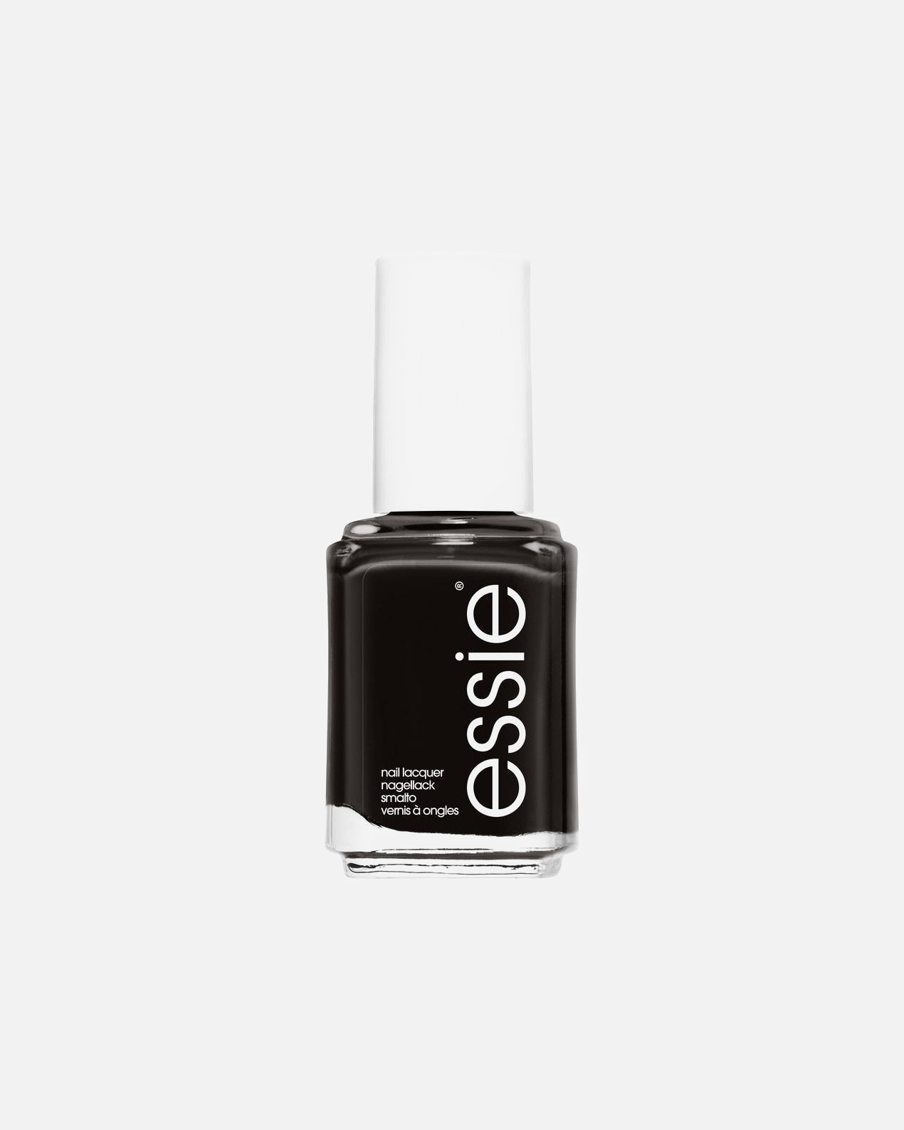 Lak na nechty Essie, odtieň sivo-hnedo-čierny - 13,5 ml