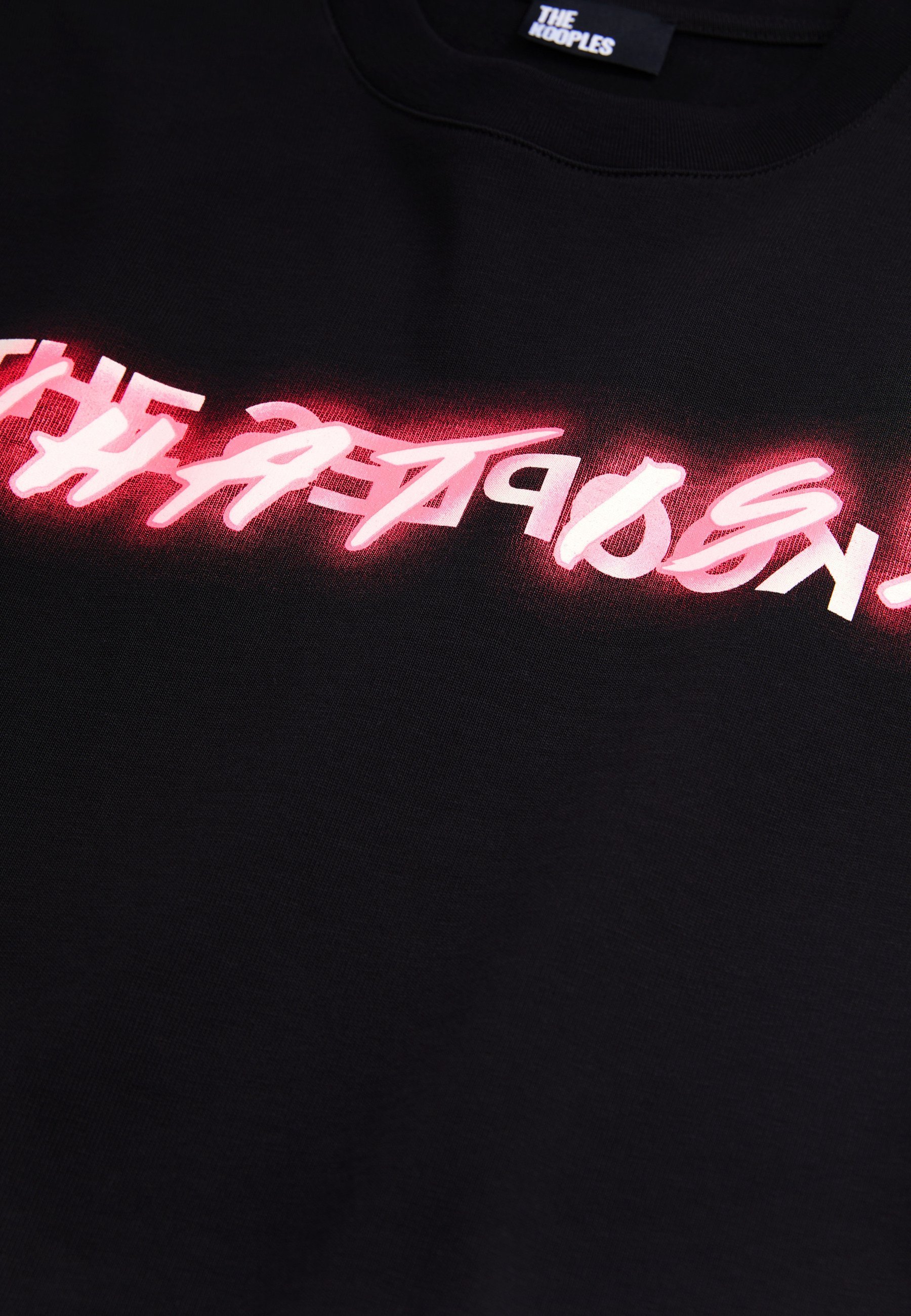 T-shirt The Kooples Print - nera
