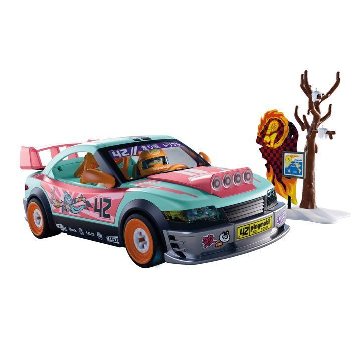 Playmobil 72062 Rallyauto, Racevoertuig, 68 onderdelen, Leeftijd 4+