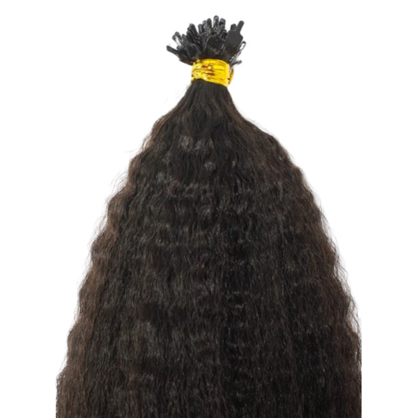 House Of Hair UK Cabelo crespo liso preto liso mechas 16