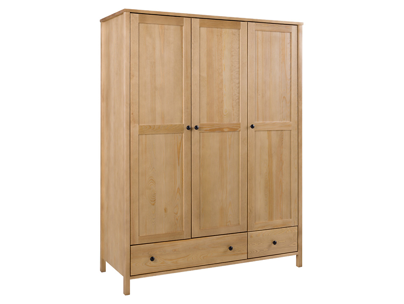 Szafa trzydrzwiowa Prestige 143 cm z szufladami dąb