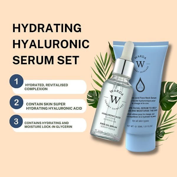 WARDA Hyaluronsäure-Hydrations-Boost-Ölserum 30 ml + Serum