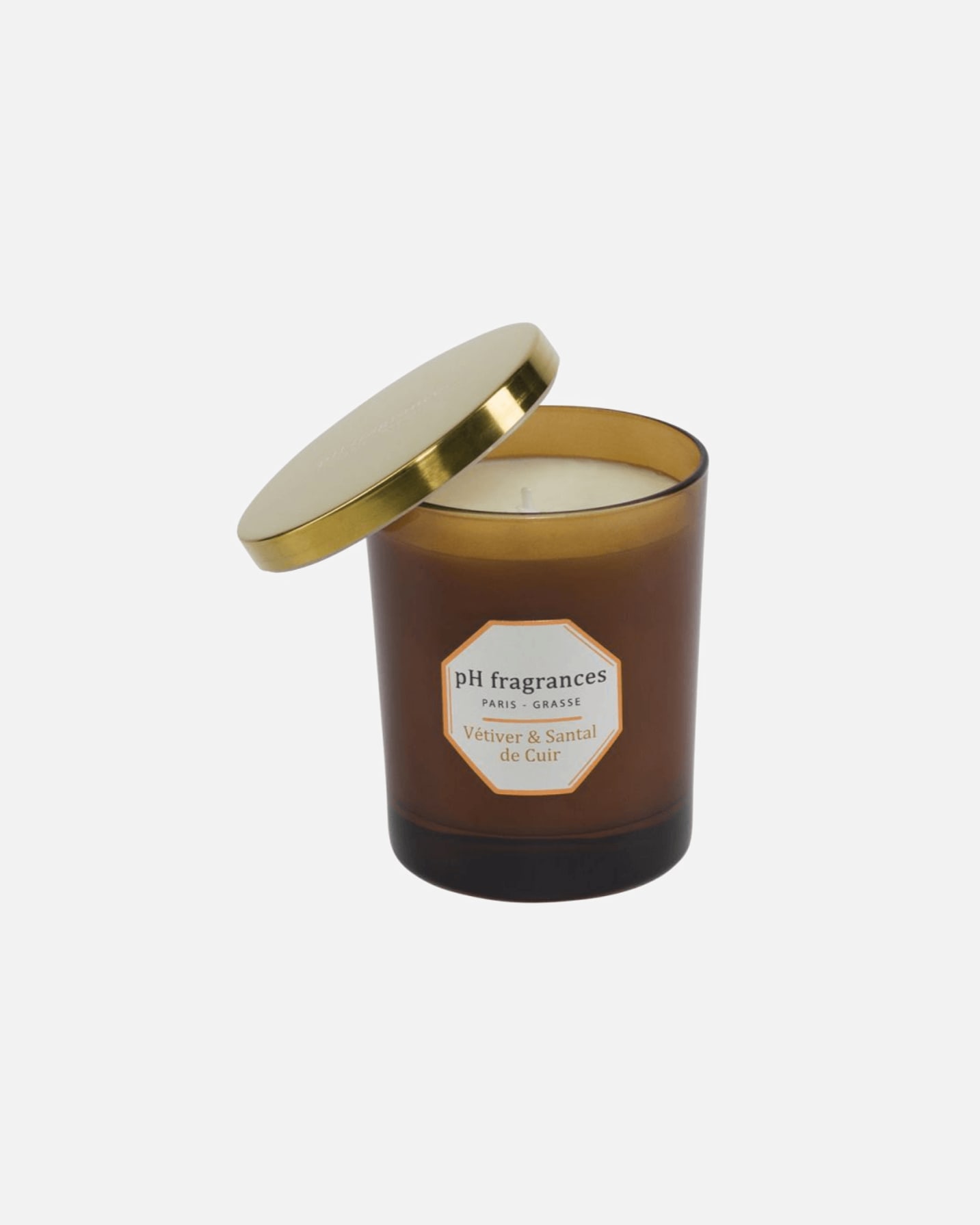 pH-Düfte Candle Candela Vétiver & Santal de Cuir – 180 g