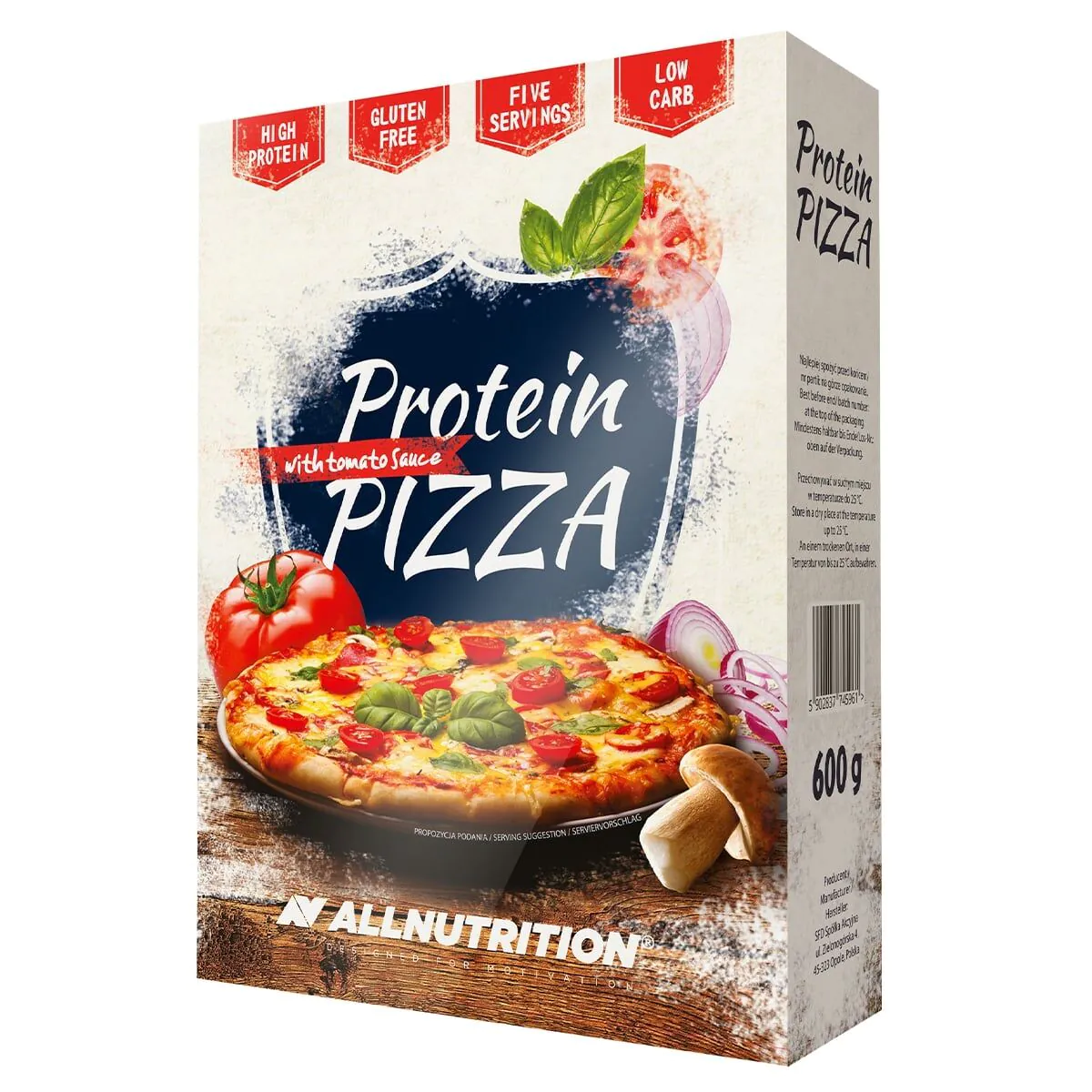 Allnutrition Protein Pizza - gotowy posiłek 600 g