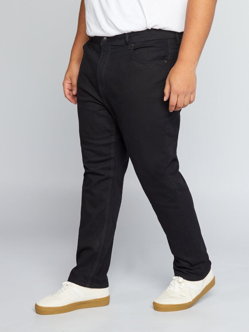 Slim fit jeans met 5 zakken - Maat L30 - Zwart