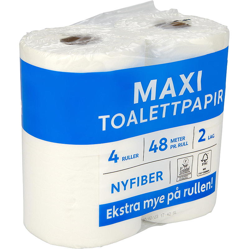 Pehmeä wc-paperi 4 kpl MAXI