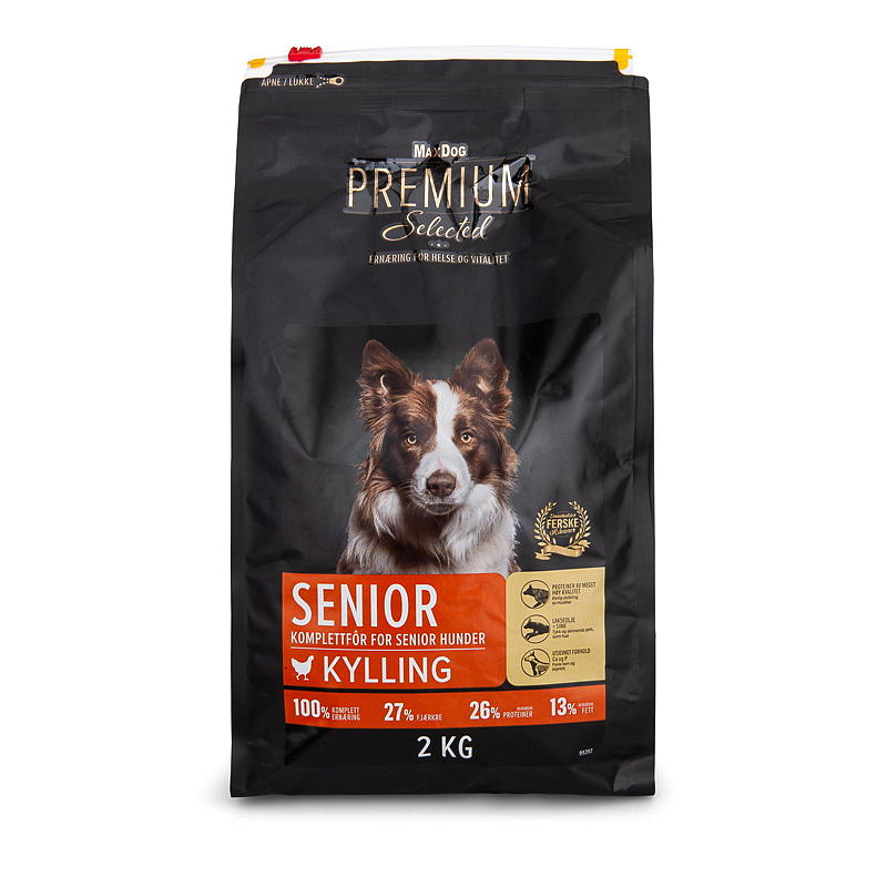 MaxDog Premium Hundefoder 2 kg Premium Selected Senior MaxDog
