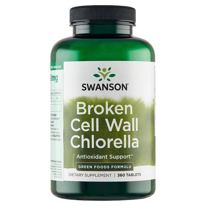 Swanson Chlorella 500 mg Tabletki
