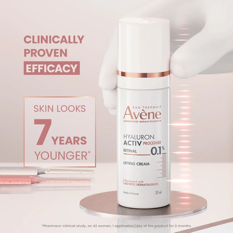 Avène Hyaluron Activ Procedure Lifting Cream Retinal 0,1% krema za lifting proti gubam z retinalom