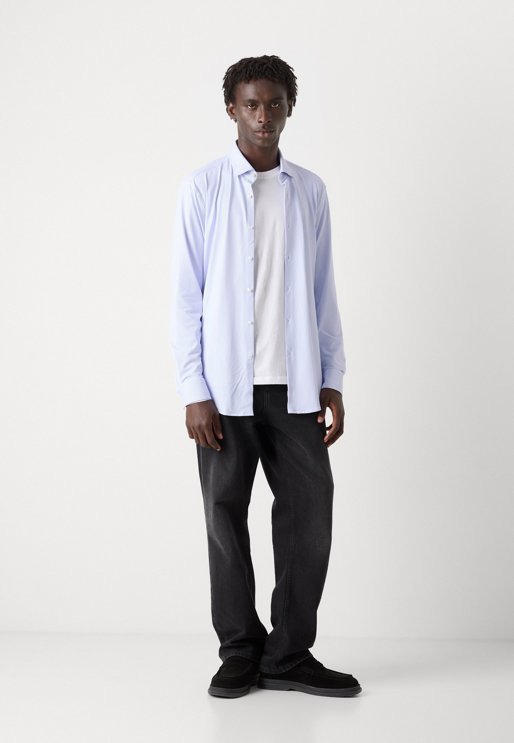 HUGO KENNO - Chemise - bleu pastel clair