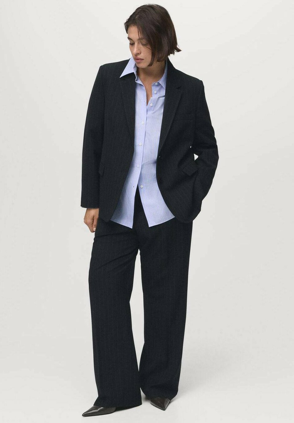 Blazer Mango - blu reale