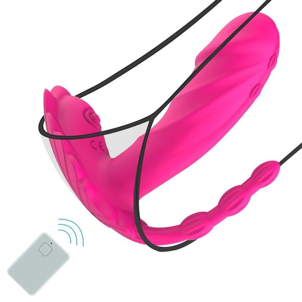 Intima vibrator gaćice sa G-tačkom i analnim stimulatorom – roze