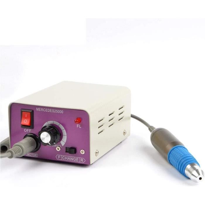 Nail Drill Manucure Électrique Ongles Kit De Fichiers, 25000 RPM Nail Professional Décapant Acrylique Électrique Machine Tools[420]