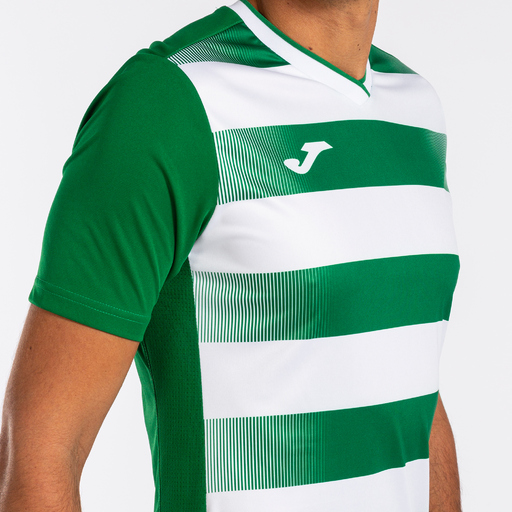 Camiseta Manga Corta Joma Europa V Verde Blanco