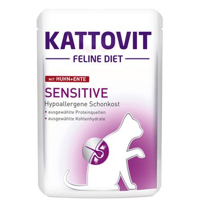 Kattovit Sensitive Pouches 24 x 85g