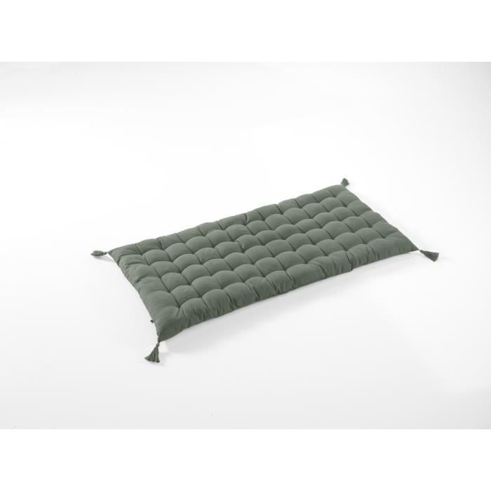 Futón de exterior KALA de 60x120 cm - Repelente al agua y resistente a los rayos UV - Efecto mariposa - Romero