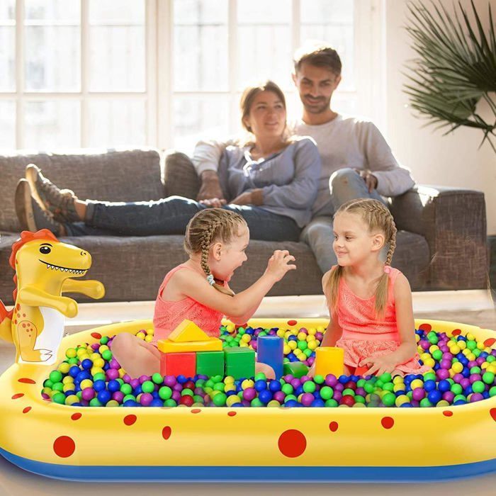 Piscina inflável autoportante, área de recreação inflável infantil, para meninos e meninas de 3 a 8 anos, 170 x 103 cm