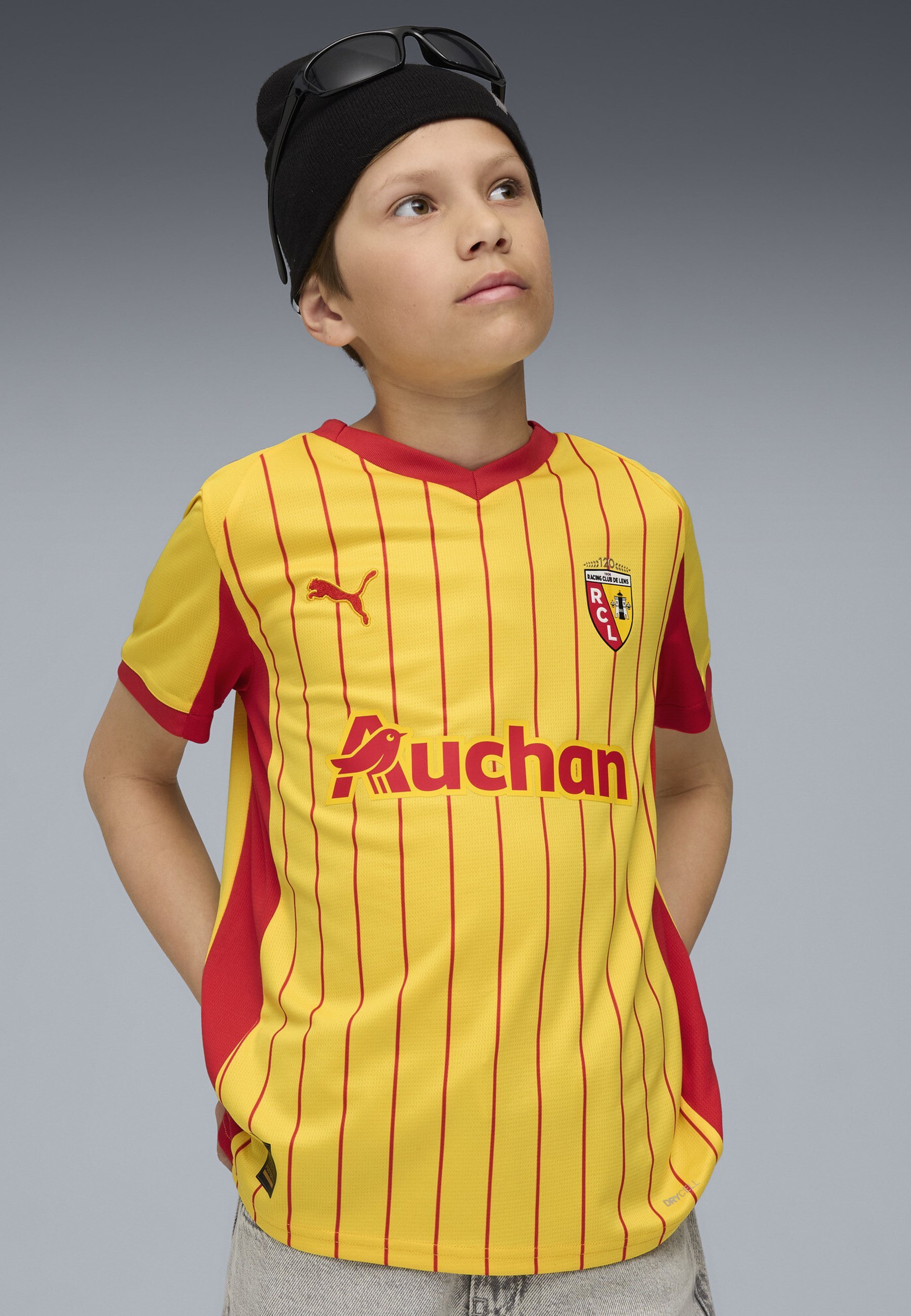 Puma RC LENS 25/26 HEIM - Print T-shirt - geelrood