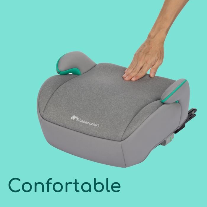 Seggiolino auto BEBECONFORT Manga i-Fix, seggiolino rialzato ISOFIX, da 6 a 12 anni, 22-36 kg, 125-150 cm GRIGIO SCURO