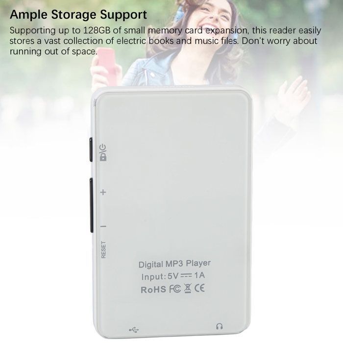 SURENHAP Electric Book Reader, 2.7-inch Portable Ink Screen Electric Book Reader with Multimedia Sound
