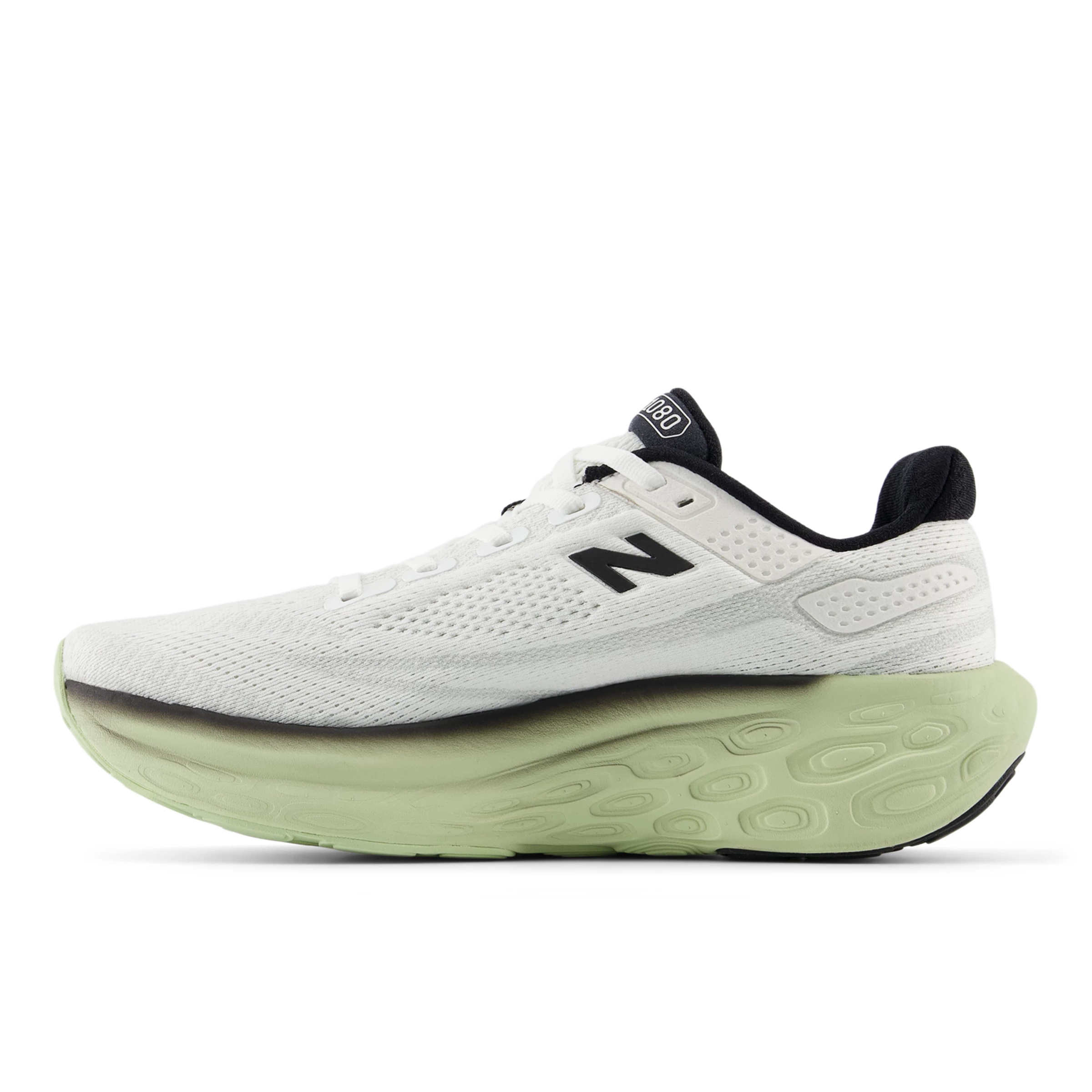 Fresh Foam X 1080v13 White con lichen green