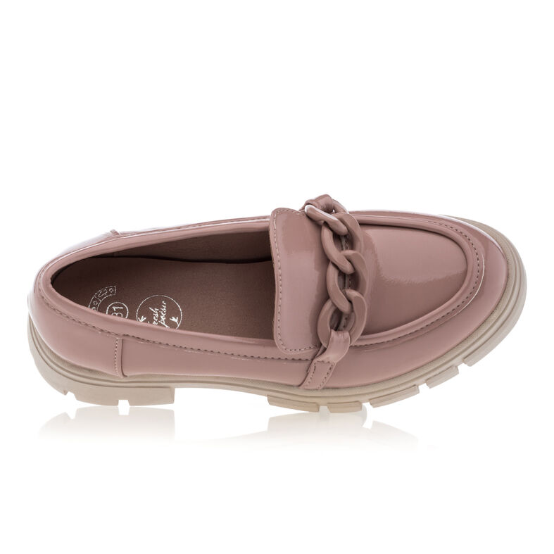  Rosa loafers/båtsko til jente