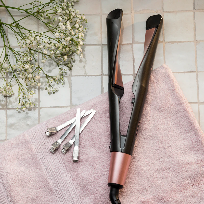 Prancha de cabelo 2 em 1 Remington Curl & Straight Confidence S6606