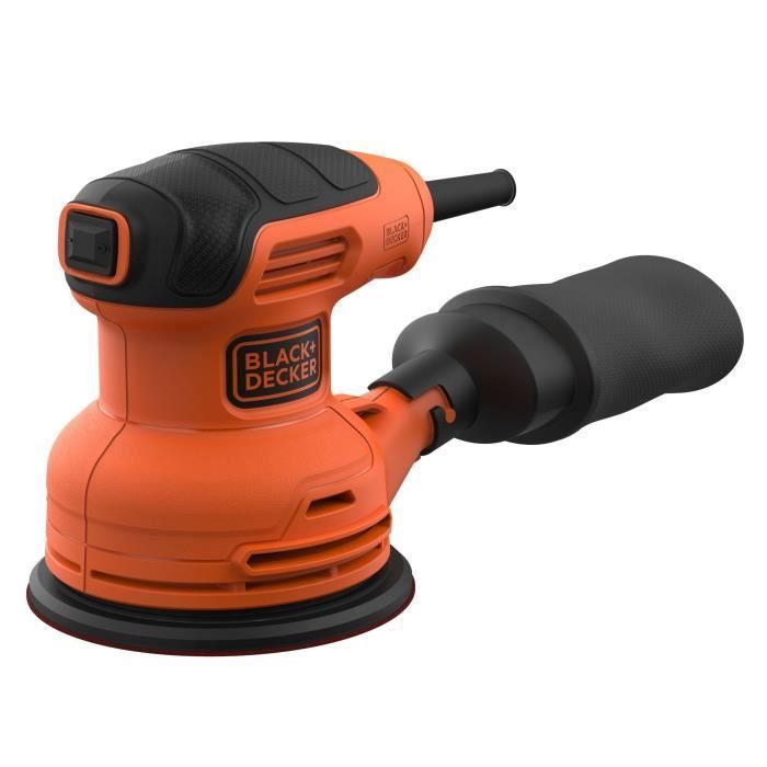 Corded random orbital sander - BLACK+DECKER - BEW210-QS - 230W - 125mm - with 1 abrasive and collection bag