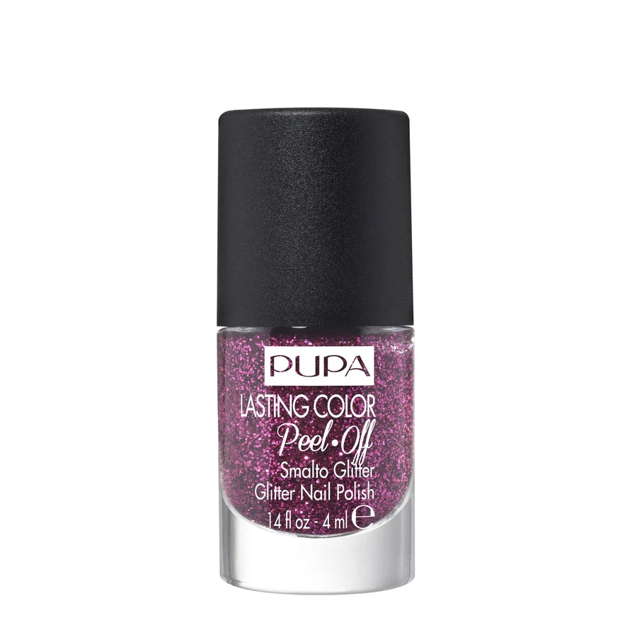 Unghie Lasting Color Peel-Off Smalto Glitter - Smalto
