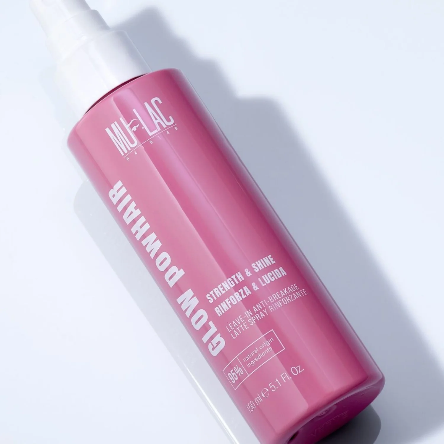 Hairlab GLOW powHAIR RINFORZA & LUCIDA - Latte Spray Rinforzante - Spray Capelli, Spray Capelli Styling & Finish