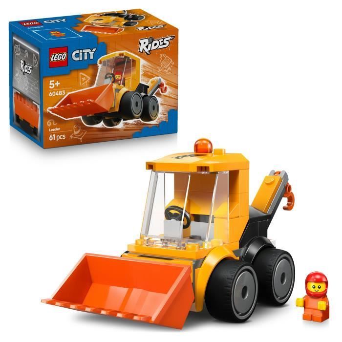 LEGO City 60483 Vehicles - Construction Loader - Creative Play for 5+ Year Olds - Gift Idea