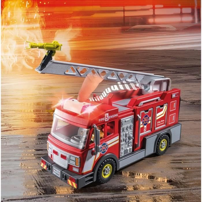 PLAYMOBIL - 71233 - Stadsactie - Brandweerwagen met lange ladder