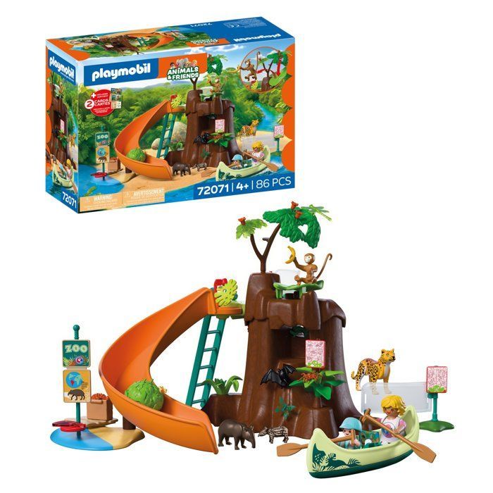 Playmobil 72071 Zoológico: En el corazón de la selva