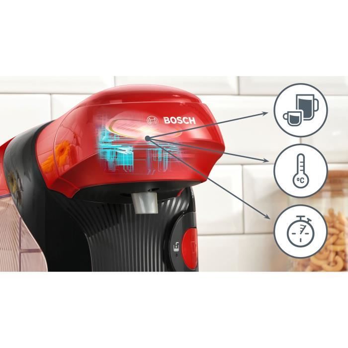 Macchina da caffè multifunzione - BOSCH - TASSIMO - T11 Style rosso - 1400 W