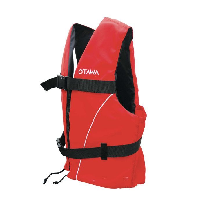 Colete salva-vidas vermelho para adultos de 30 a 50 quilos - Oviala