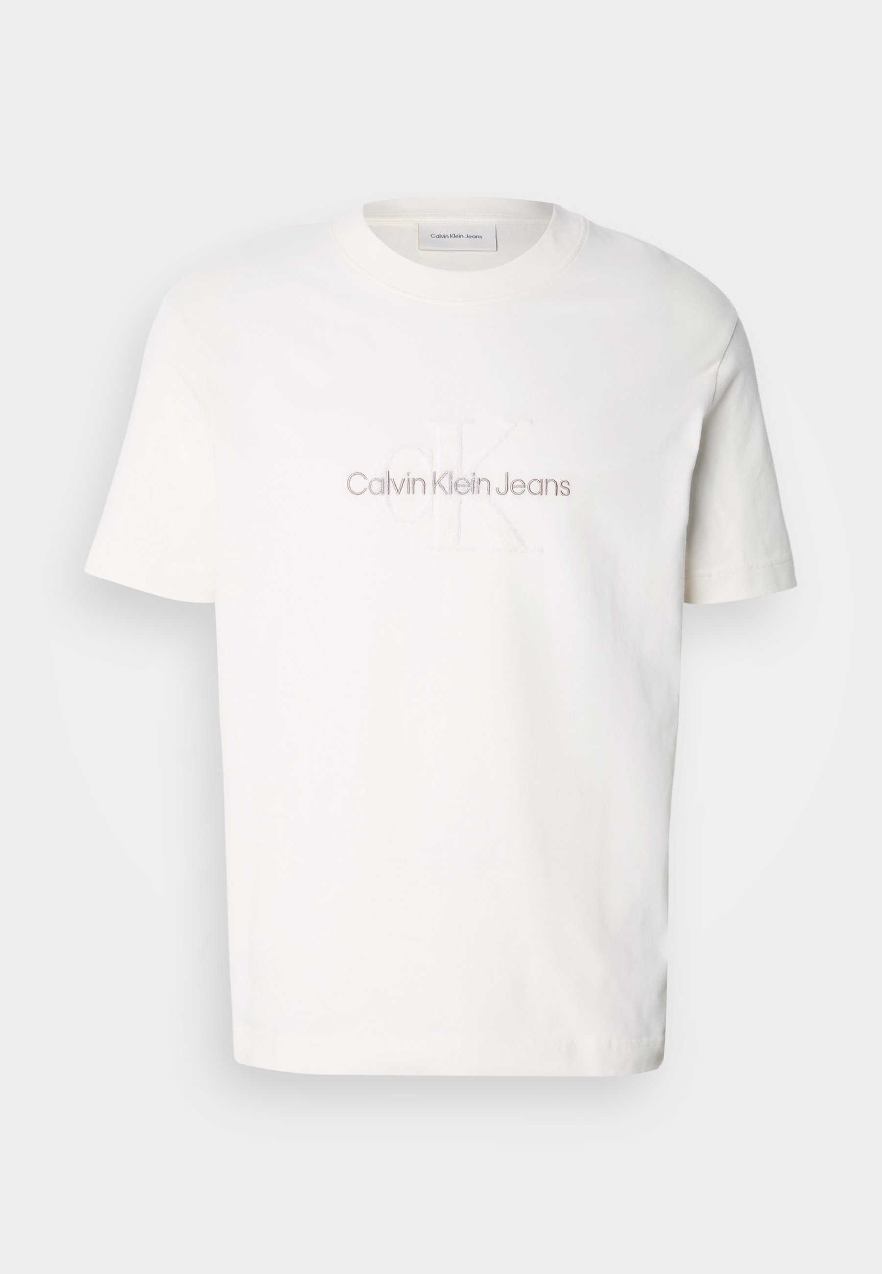 Calvin Klein Jeans T-shirt met print - gebroken wit