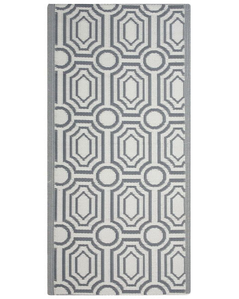 Dywan na taras 90x180 cm dwustronny szary