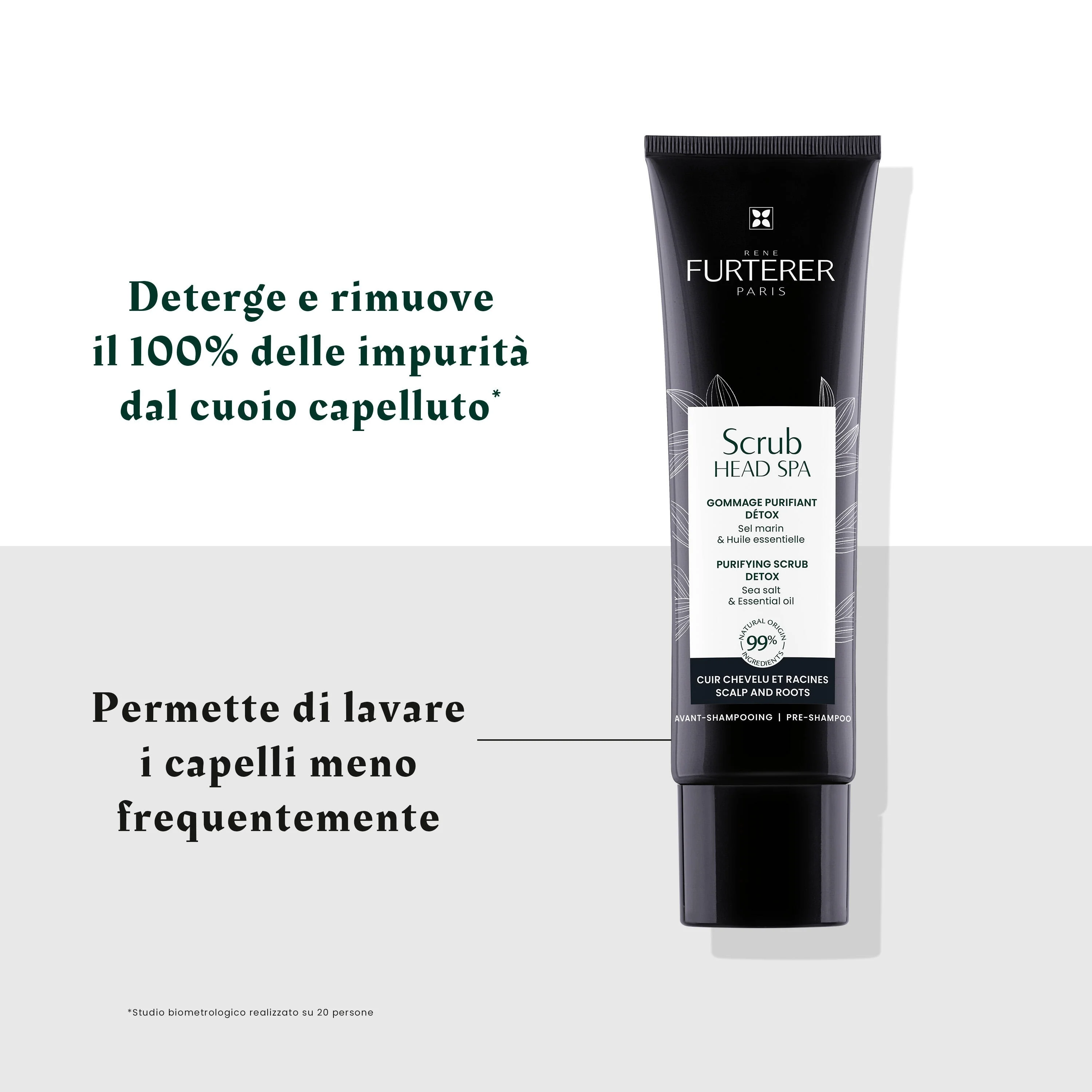 Head Spa Scrub - Gommage Purifiant Détox - Scrub Capelli, Trattamento Cuoio Capelluto