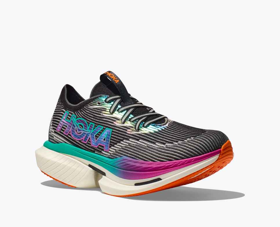 HOKA Cielo X1 Zwart/Elektrisch Aqua