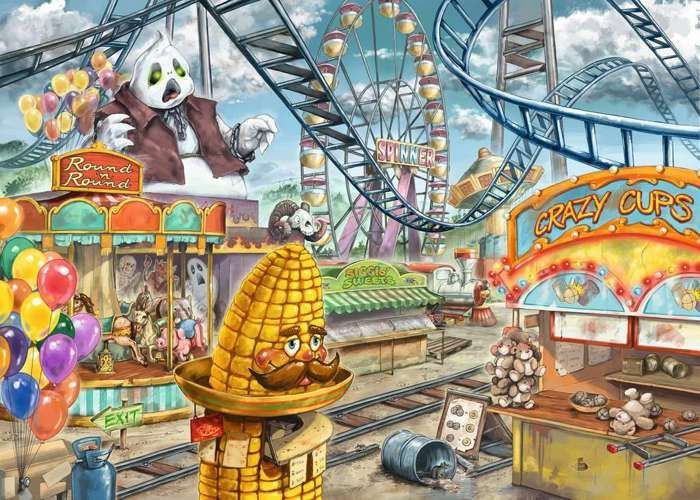 Rompecabezas de escape para niños - El parque de atracciones - Ravensburger - Rompecabezas de escape de 368 piezas