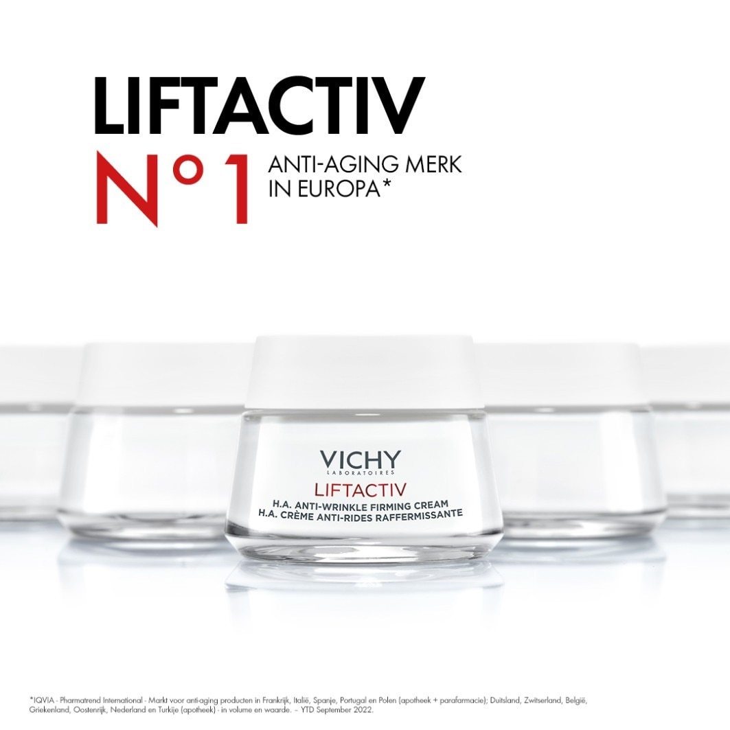 Vichy Liftactiv HA dnevna krema proti gubam za učvrstitev kože za normalno kožo - 50 ml