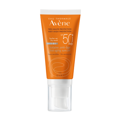 Avène Sun Care Anti-aging Känslig Hud SPF50 Solskyddsmedel Ansiktskräm 50ml
